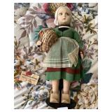 HILLGARD SPIELZEUGE DOLL, MUNICH, HANDARBEIT,