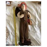CLOTH DOLL, AZORES MAN, KNIT CAP, WOOL VEST,