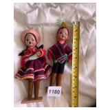 CLOTH DOLLS, ANDEAN THEME, INCLUDES MOTHER W/