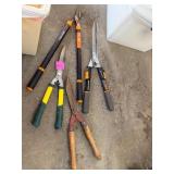 FISKARS LOPPERS, HEDGE SHEARS, GARDEN PRUNERS,