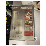 BRAUN GOURMET EDITION HANDBLENDER AND CHOPPER,