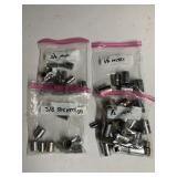 ASSORTED SOCKETS, 3/8 AND 1/2 DRIVE, HUSKY