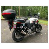 2014 HONDA CB500X MOTORCYCLE, WHITE, 9934 MILES,