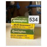 REMINGTON 45-70 GOVERNMENT AMMUNITION, 405 GRAIN,