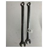 SNAP-ON COMBINATION WRENCHES, 11/16 IN AND 5/8