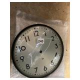 IBM WALL CLOCK, MODEL 560-2DG, 24VDC, METAL