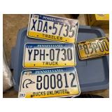 PENNSYLVANIA LICENSE PLATES, INCLUDES TRAILER,