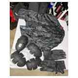 JOE ROCKET RAIN LINER, FIVE LEATHER GLOVES,