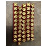 50 ROUNDS  .308 WIN AMMUNITION, BRASS CASING, ON