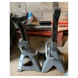 RATCHETING JACK STANDS, 3 TON CAPACITY, STEEL