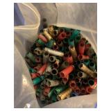 LARGE PLASTIC BAG CONTAINING ASSORTED SPENT