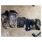 ASSORTED CAMOUFLAGE HUNTING GLOVES, HAND WARMER