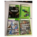 XBOX 360 GAMES, INCLUDES CALL OF DUTY BLACK OPS,