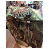 WOODLAND CAMO PATTERN BLANKET, SYNTHETIC