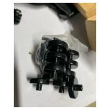 LOVIMAG BLACK MAGNETIC HOOKS, PACK OF 12,