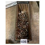 645 ROUNDS OF 9MM AMMO IN METAL AMMUNITION CAN