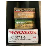 SPEER GOLD DOT 357 SIG 125 GR GDHP, REMINGTON