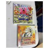 NINTENDO 3DS GAMES, KIRBY TRIPLE DELUXE, POKEMON
