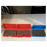 143 ROUNDS RELOADED - .355 AMMO ASSORTED GRAINS