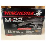 WINCHESTER M-22 22 LONG RIFLE AMMUNITION, 40