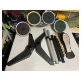 HARMONIX ROCK BAND DRUM CONTROLLER W/ DRUMSTICKS,