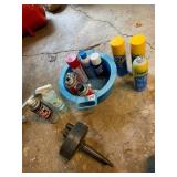 ASSORTED CLEANING SUPPLIES, ZEP FOAMING GLASS