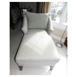 CHAISE - ONE WEAR SPOT ON ARM TWO TONE
