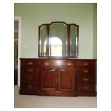 PA HOUSE CHERRY DRESSER 74" H X 21" D +