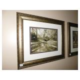 PRINT IN FRAME PARK SCENE 23 1/2" X 28"