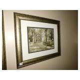 PRINT IN FRAME PARK SCENE 23 1/2" X 28"
