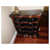 4 DRAWER CURVED FRONT CHEST LIKE NEW