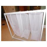 THREE SECTION LAUNDRY SORTER