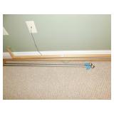 ARTIFICIAL FLOWERS, MIRROR, ROD