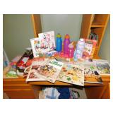 CRAFTING BOOKS, WATER BOTTLES ETC. ICE & POP-