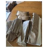 FOUR PANELS OF DRAPES 66" L