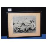 FRAMED VINTAGE PITTSBURGH PIRATES TEAM