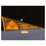PITTSBURGH 1976 TRIANGLES PENDANT IN PLASTIC
