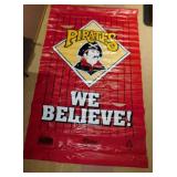 PLASTIC PITTSBURGH PITRATES BANNER, GOOD