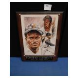 ROBERTO CLEMENTE HALL OF FAME 1973 PLAQUE,