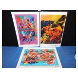 WINFORD ART: 3 PICTURES "ROCKY" "JOE LOUIS KNOCKS