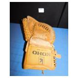 GOALIE GLOVE KOHO PW 20 GM; CLOTH & LEATHER