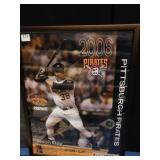 FRAMED POSTER OF JASON BAY, PITTSBURGH PIRATES;