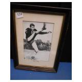 WHIZZER WHITE KICKING A FOOTBALL PICTUER;