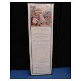 SPEAKING OF BASEBALL PICTURE 36.5" X 12"; SCRATCH