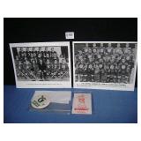 PITTSBURGH HORNETS PICTURES & GLADIATORS PIN, &