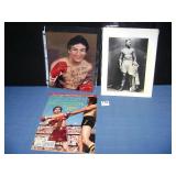 BOXING PHOTOS OF BOOM BOOM MANCINI & JACK DEMPSEY