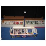 3 COMPLETE BASEBALL SETS; IMPEL AAA 1991; FLEER