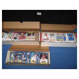 3 SETS COMPLETE BASEBALL CARDS TOPPS 1986;