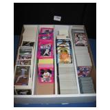 BOX OF COMPLETE BASEBALL SETS (4) CLASSIC, 1988