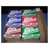 LOT OF 6 TOPPS BASEBALL TRADED SETS 1985, 87, 88,